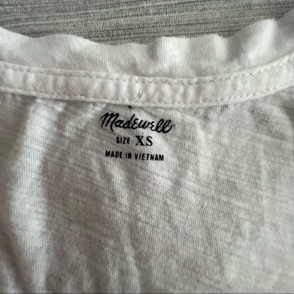 Madewell White Tank Top, worn once - Picture 4 of 5